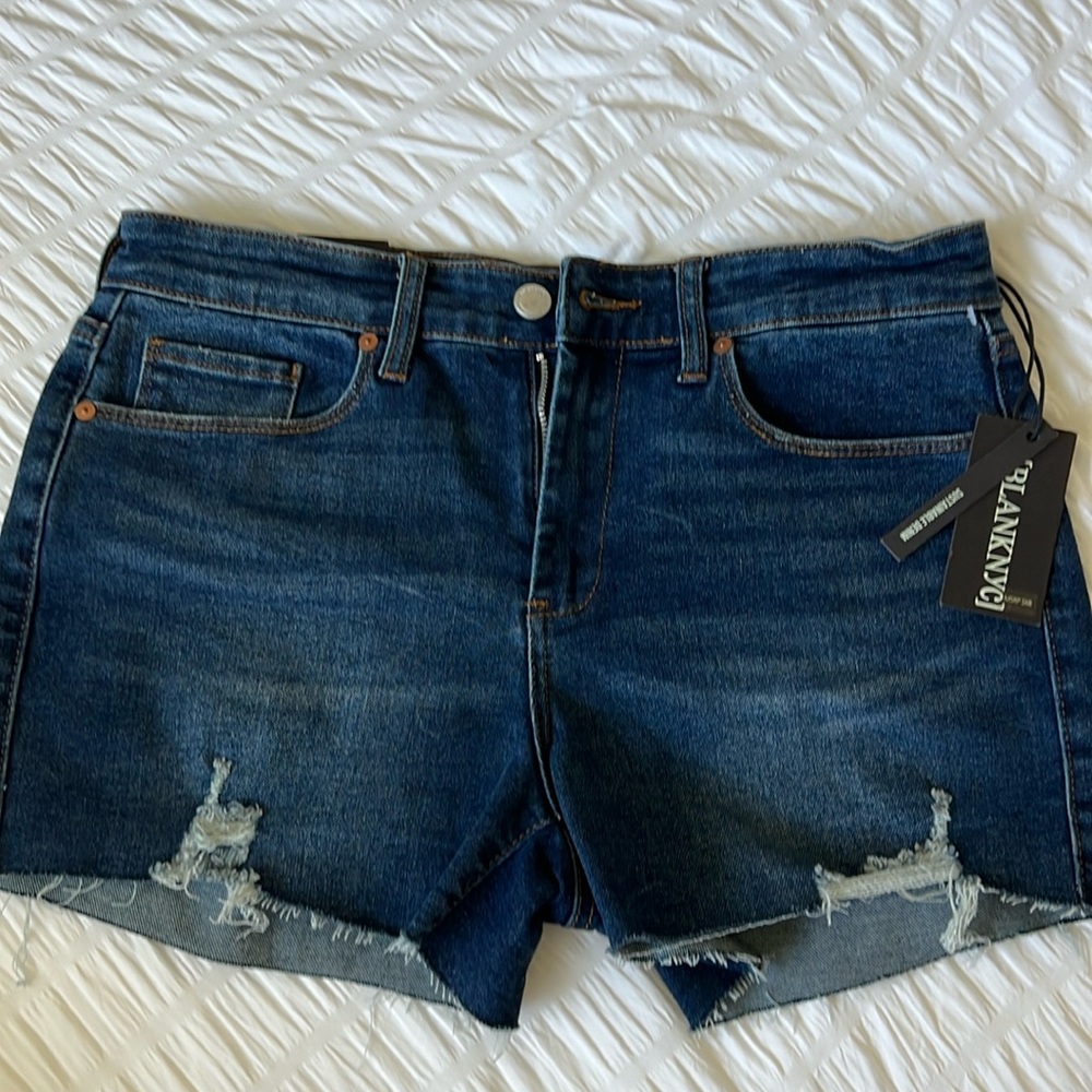 Ladies denim shorts by BLANKNYC size 29 cutt-offShort
